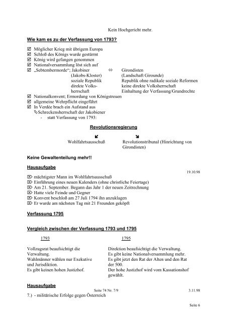 Geschichtshefter der Klasse 8c - christoph hoffmann