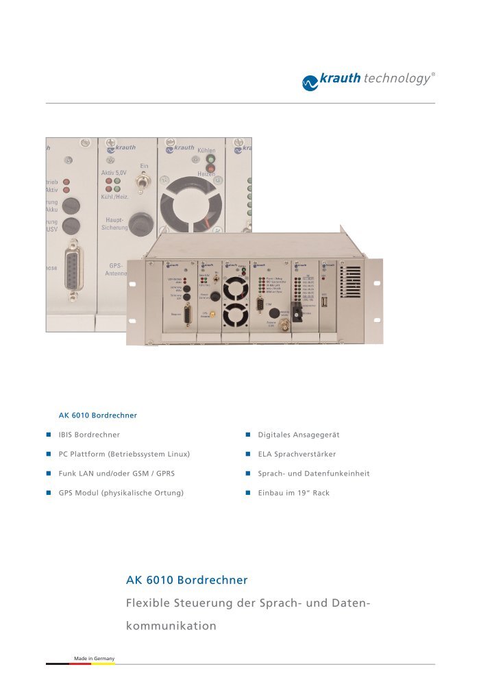 Www.krauth-Technology.de Magazine
