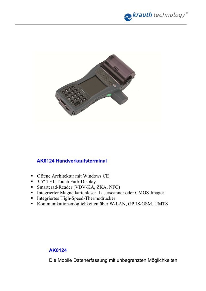 Www.krauth-Technology.de Magazine