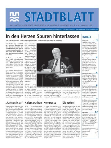 Ausgabe 5 vom 30. Januar 2008 - Stadt Heidelberg