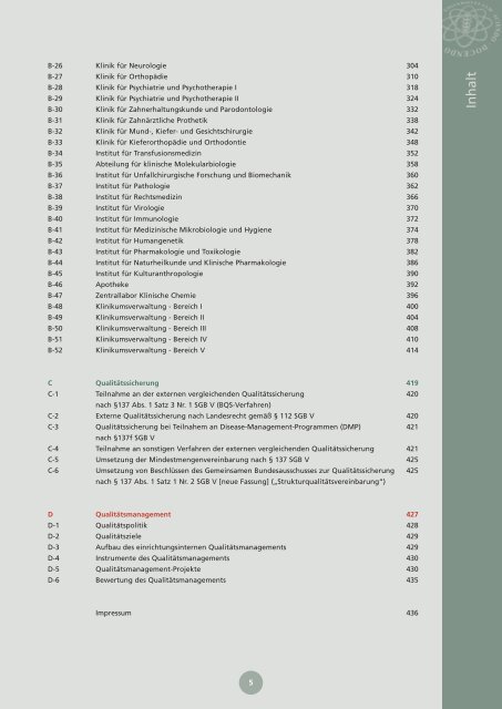 strukturierter Qualitätsbericht 2008 - Kliniken.de