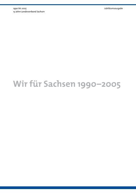 Wir für Sachsen 1990-2005 - Home