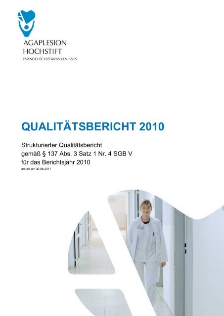 Qualitätsberichtes 2010 - Kliniken.de