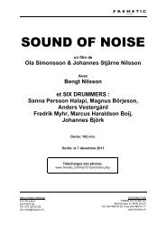 Bengt Nilsson et SIX DRUMMERS - Frenetic Films AG