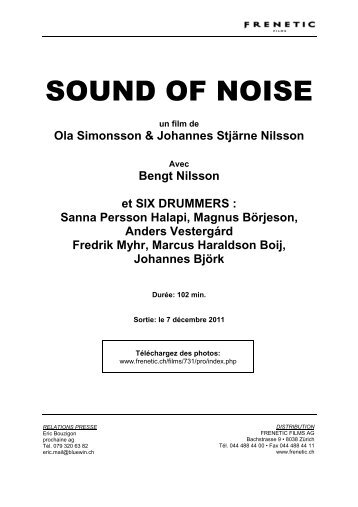 Bengt Nilsson et SIX DRUMMERS - Frenetic Films AG