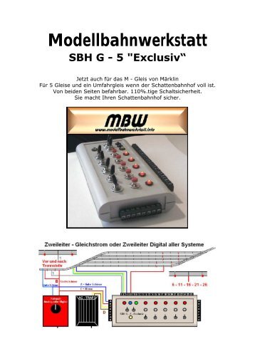 SBH G - 5 Exclusiv.wps - Modellbahnwerkstatt