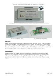 Der neue Multiprotokoll-Belegtmelder für die Selectrix ... - mtkb