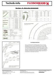 zu weiteren Fleischmann-N-Gleis-Infos - HPW-Modellbahn