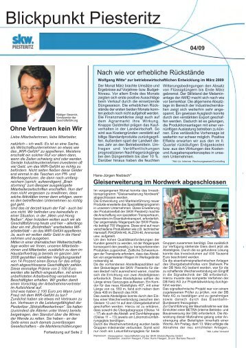 Ausgabe April 2009.pdf - SKW Stickstoffwerke Piesteritz GmbH