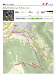 Elektrofahrrad Stubai Bike Challenge - Gleins Kriterium