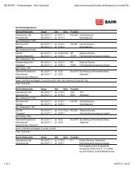 DB BAHN - Verbindungen - Ihre Auskunft http://reiseauskunft.bahn