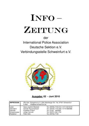 INFO-Zeitung 2_10 - IPA Schweinfurt