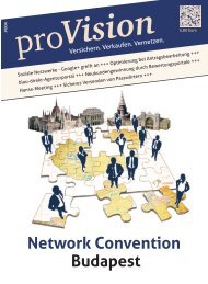 Network Convention Budapest - proVision - Versichern. Verkaufen ...