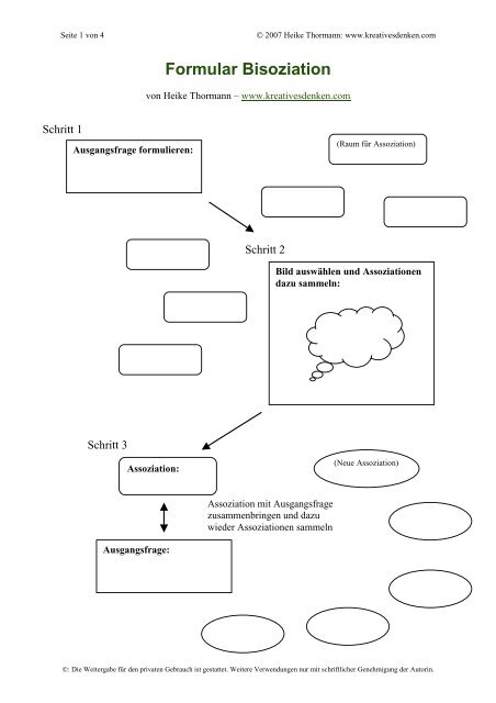 Formular Bisoziation - Kreativesdenken.com