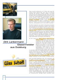 Dirk Lankermann Glasermeister aus Duisburg