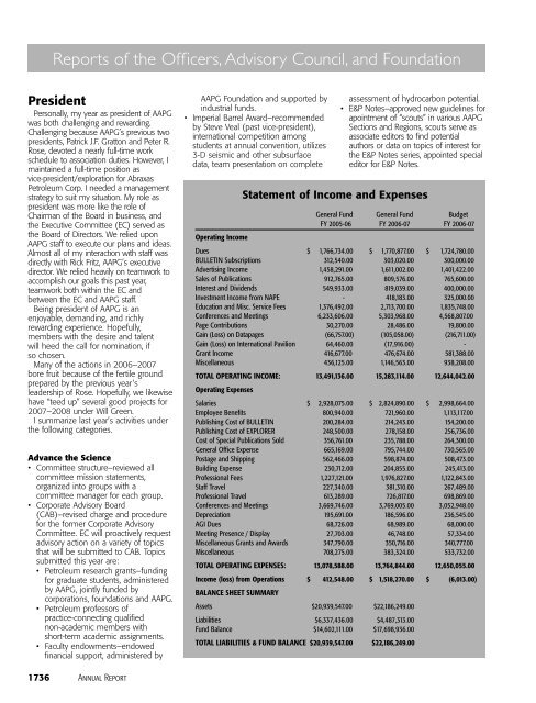 2009 Annual Report - American Association of Petroleum Geologists