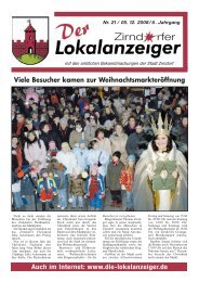 Bekanntmachungen der Stadt Zirndorf - Die Lokalanzeiger