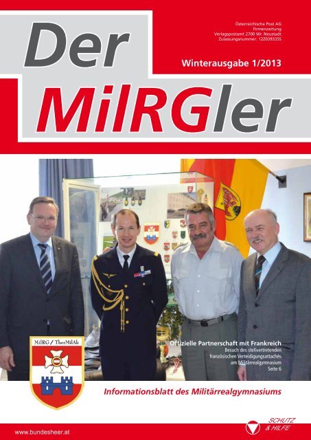 Winterausgabe 1/2013 - Bundesoberstufenrealgymnasium an der ...