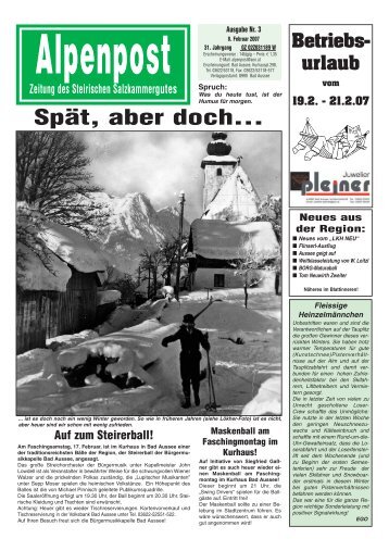Alpenpost - ausseerland.net