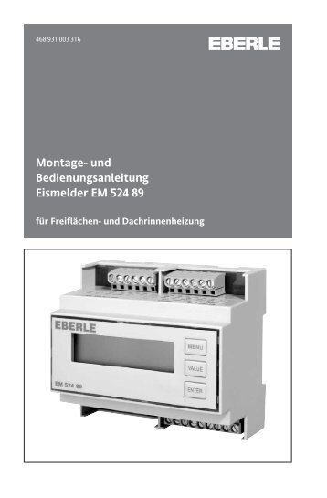 Eismelder 524 ... - EBERLE Controls GmbH