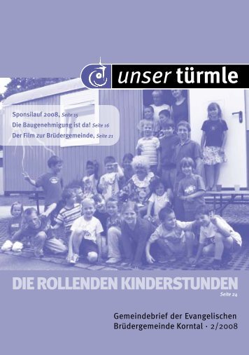 unser türmle - Diakonie der Evangelischen Brüdergemeinde Korntal ...