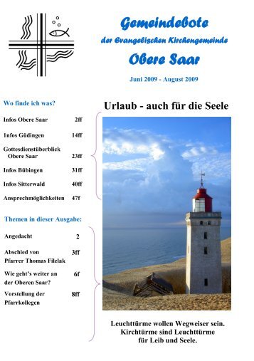 Evangelische Kirchengemeinde Obere Saar