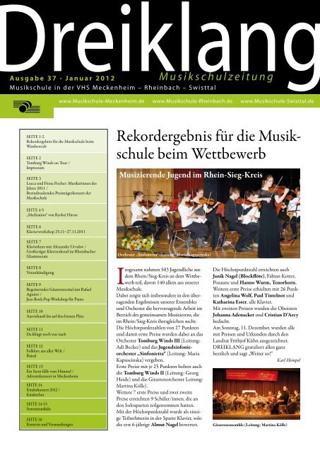 Rekordergebnis für die Musik - Musikschule Meckenheim ...