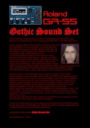 GR-55 Gothic Sounds - Sounds der Helden