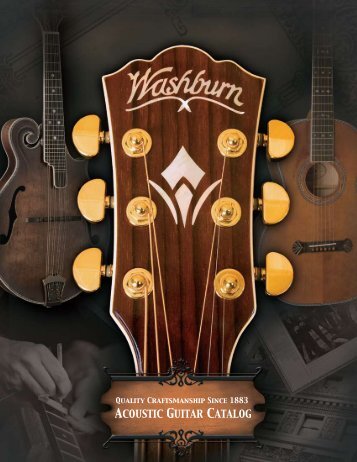 ACOUSTIC GUITAR CATALOG - Washburn Guitars