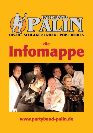 Infomappe - Partyband PALIN