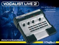 Vocalist:Vocalist 2 Manual - Digitech