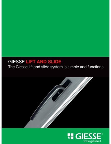 GIESSE LIFT AND SLIDE