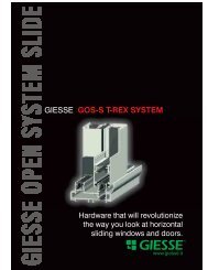GIESSE GOS-S T-REX SYSTEM