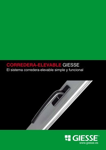 CORREDERA-ELEVABLE GIESSE