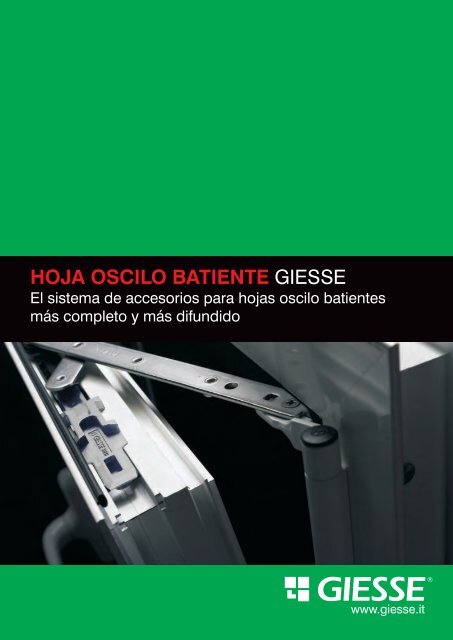 HOJA OSCILO BATIENTE GIESSE