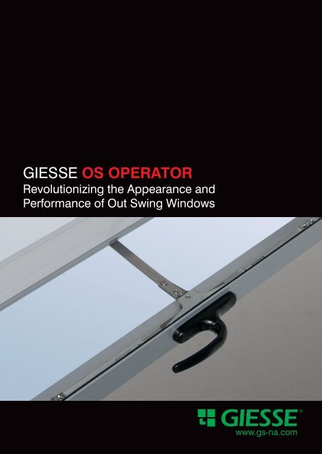 Download the OS Operator Catalog PDF - Giesse North America