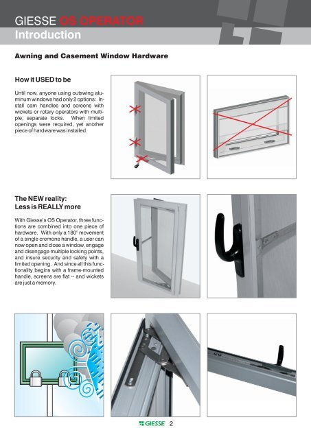 Download the OS Operator Catalog PDF - Giesse North America