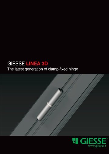 Download the Linea 3D Hinge Catalog PDF
