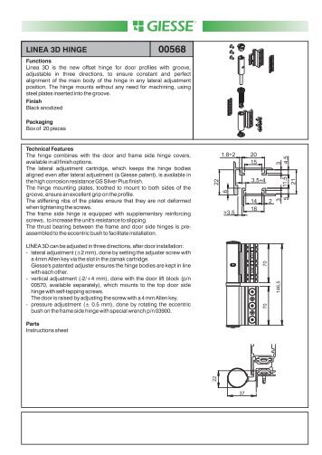 LINEA 3D HINGE