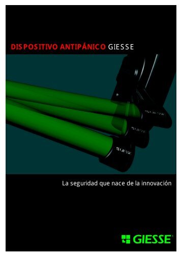 DISPOSITIVO ANTIPÁNICO GIESSE