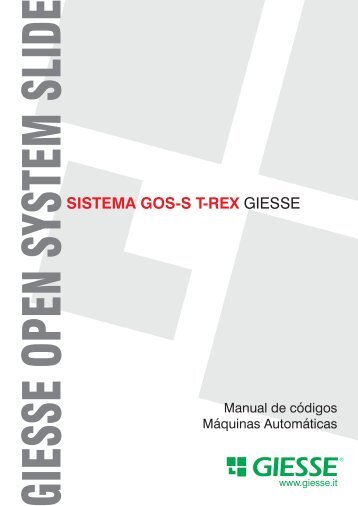 ESPACIO GIESSE - Códigos GOS-S T-REX