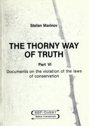 The thorny way of truth : documents on the violation of ... - Mazeto.NET