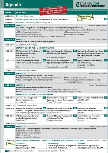 Agenda - Akademie