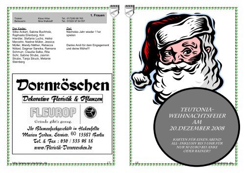 Ausgabe Dezember 2008 - SSC Teutonia 1899 eV