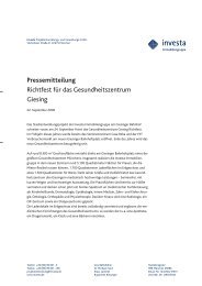 Pressemitteilung Richtfest für das Gesundheitszentrum Giesing