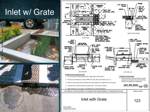 Module 5: Bioretention Design Specs Details - Melanie Mills