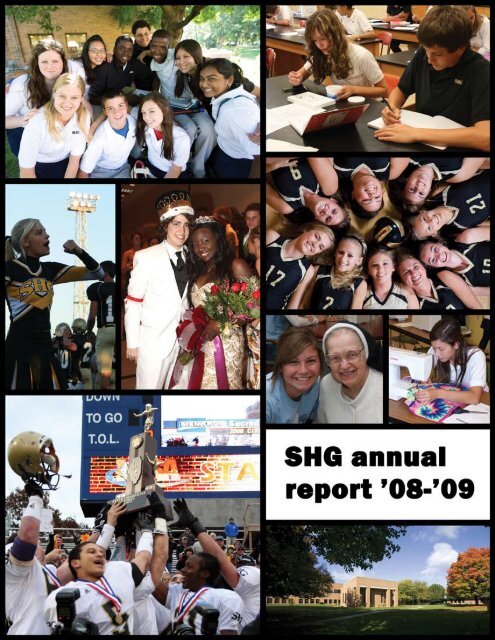 SHG Annual Report 08-09.pmd - Sacred Heart-Griffin High School