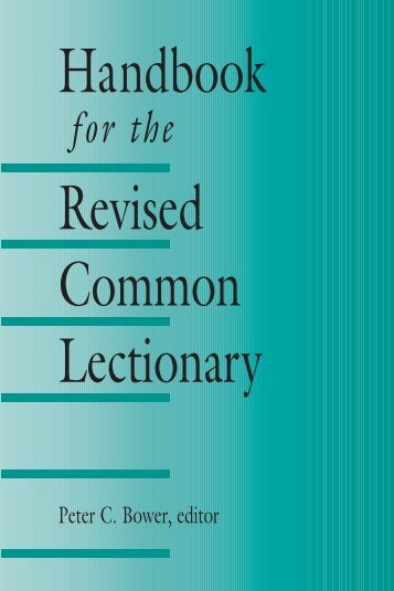 Handbook for the Revised Common Lectionary - The Presbyterian ...