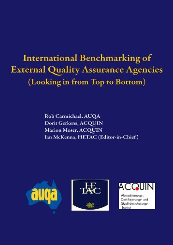 Quality Agencies Benchmarking Project - Acquin