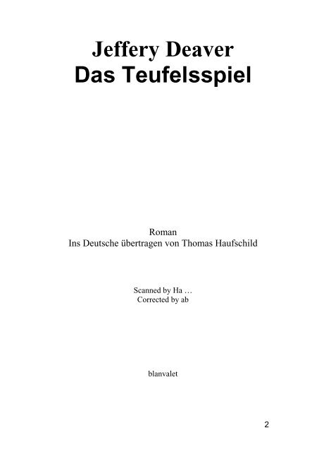 Das Teufelsspiel - mrr computer